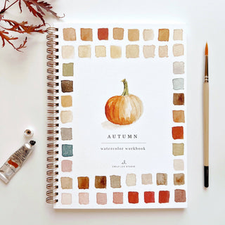 "Autumn" / Beginner Watercolor Workbook