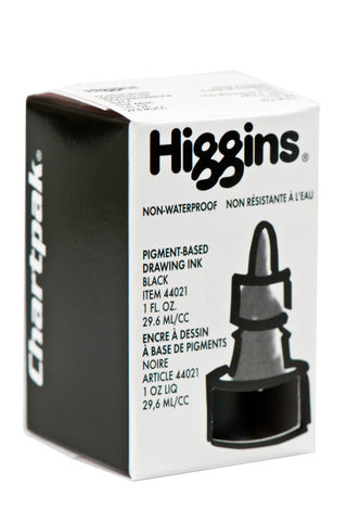 1oz / Black Non-Waterproof Ink / Higgins