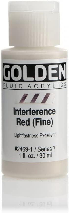 Interference Red (Fine) / Fluid Acrylics / Golden Paints