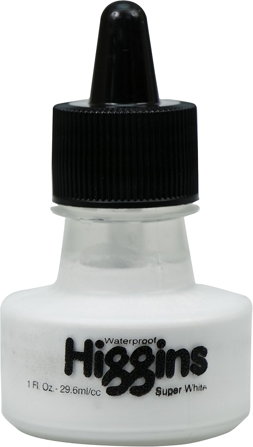 1oz / Super White Waterproof Ink / Higgins – Post Road Art Center