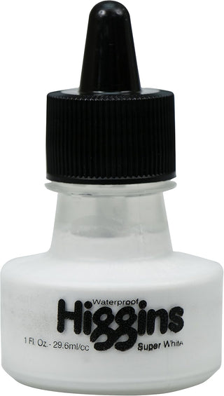 1oz / Super White Waterproof Ink / Higgins