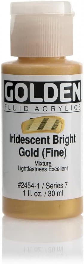 Iridescent Bright Gold (Fine) / Fluid Acrylics / Golden Paints