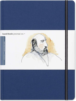 8.25x10.5” / Ultramarine Blue / Extra-Large Portrait Artist Journal / Handbook Journal Co