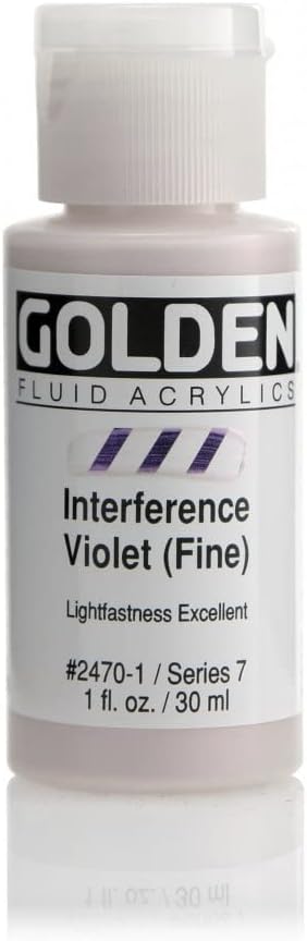 Interference Violet (Fine) / Fluid Acrylics / Golden Paints