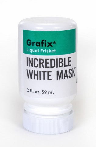 2oz / White Masking Fluid Liquid Frisket / Grafix