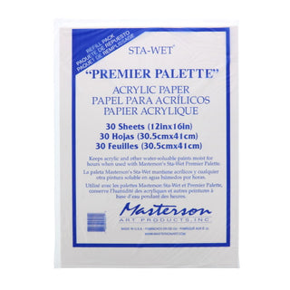 12x16” / Sta-Wet Premier Palette Refill Sheets / Masterson