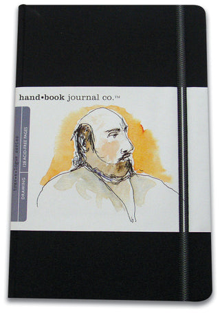 3.5x5.5” / Ivory Black / Pocket Portrait Artist Journal / Handbook Journal Co