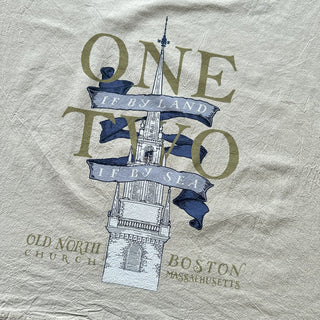 "One if by Land" Tea Towel Celebrating the Midnight Ride of Paul Revere / The History List