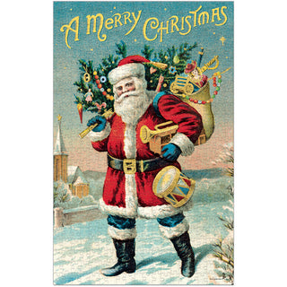 Santa Claus / 500pc Vintage Poster Puzzle / Cavallini