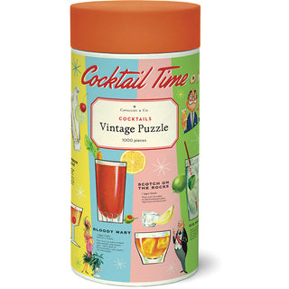 Cocktails / 1000pc Vintage Poster Puzzle / Cavallini