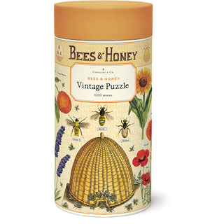 Bees and Honey / 1000pc Vintage Poster Puzzle / Cavallini