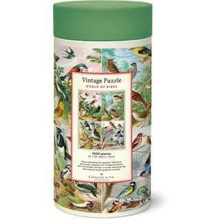 World of Birds / 1000pc Vintage Poster Puzzle / Cavallini