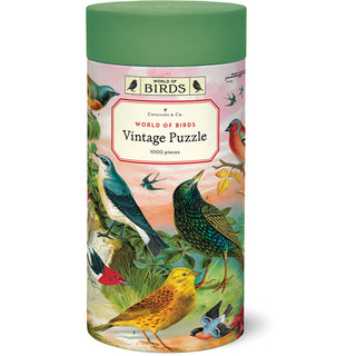World of Birds / 1000pc Vintage Poster Puzzle / Cavallini