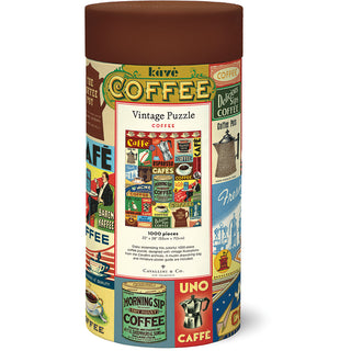 Coffee / 1000pc Vintage Poster Puzzle / Cavallini