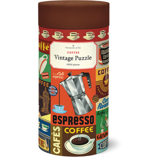 Coffee / 1000pc Vintage Poster Puzzle / Cavallini
