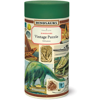 Dinosaurs / 1000pc Vintage Poster Puzzle / Cavallini
