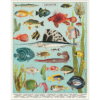 Aquarium / 1000pc Vintage Poster Puzzle / Cavallini