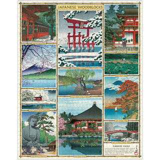 Japanese Woodblock / 1000pc Vintage Poster Puzzle / Cavallini