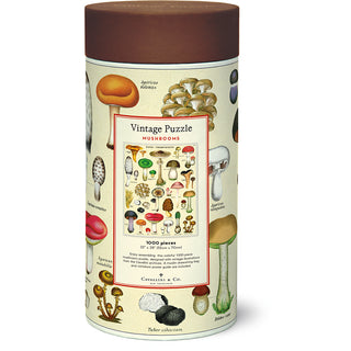 Mushrooms / 1000pc Vintage Poster Puzzle / Cavallini