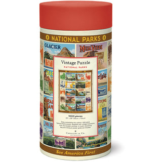 National Parks 2 / 1000pc Vintage Poster Puzzle / Cavallini