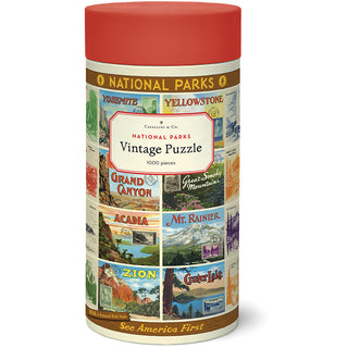 National Parks 2 / 1000pc Vintage Poster Puzzle / Cavallini