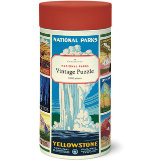National Parks Posters / 1000pc Vintage Poster Puzzle / Cavallini