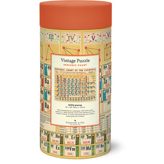 Periodic Chart / 1000pc Vintage Poster Puzzle / Cavallini