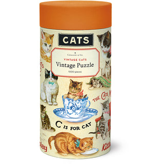Vintage Cats / 1000pc Vintage Poster Puzzle / Cavallini