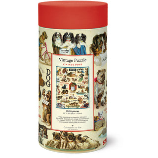 Vintage Dogs / 1000pc Vintage Poster Puzzle / Cavallini