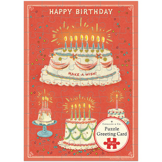 Vintage Puzzle Greeting Cards with Envelopes / Cavallini