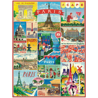 Paris / 240pc Vintage Poster Mini Puzzle / Cavallini