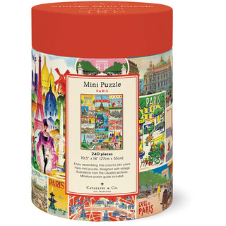 Paris / 240pc Vintage Poster Mini Puzzle / Cavallini