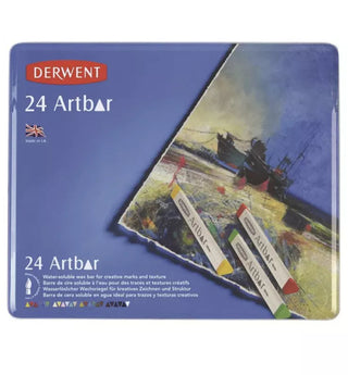 Set of 24 / Water-Soluble Artbar Tin / Derwent