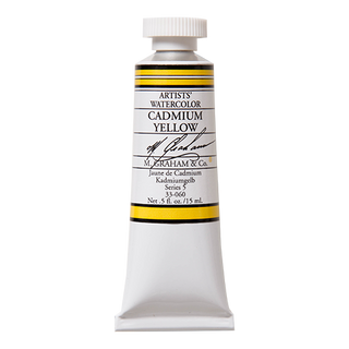 Cadmium Yellow 15ml / Watercolor / M. Graham