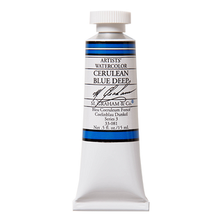 Cerulean Blue Deep 15ml / Watercolor / M. Graham