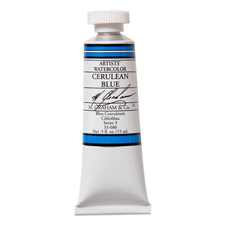 Cerulean Blue 15ml / Watercolor / M. Graham