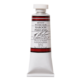 Maroon Perylene 15ml / Watercolor / M. Graham