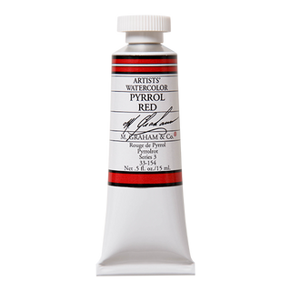 Pyrrol Red 15ml / Watercolor / M. Graham