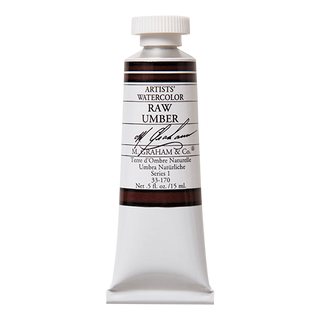 Raw Umber 15ml / Watercolor / M. Graham