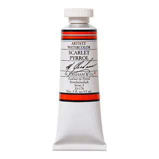 Scarlet Pyrrol 15ml / Watercolor / M. Graham