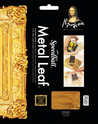 25pk / Composition Gold Leaf Sheets / Mona Lisa